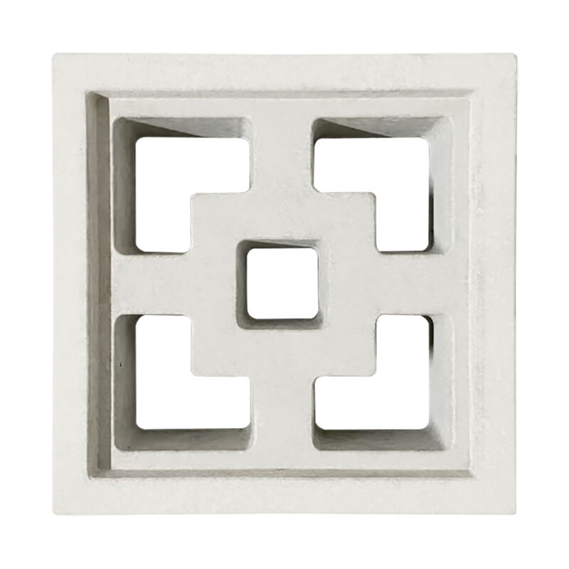 Ventilated Privacy Wall Bricks Concrete Breeze Blocks Architecture Curved Breeze Block for Balconies & Townhouses