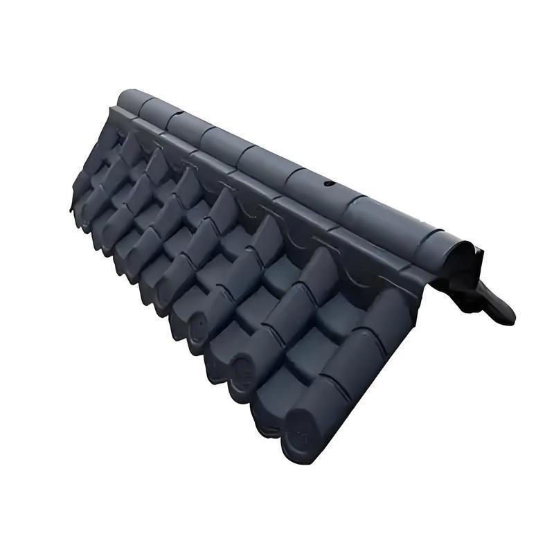 China PP Prefab Roof Shingle Easy Installation House Wall Waterproof Material Artificial Plastic Roof Tiles
