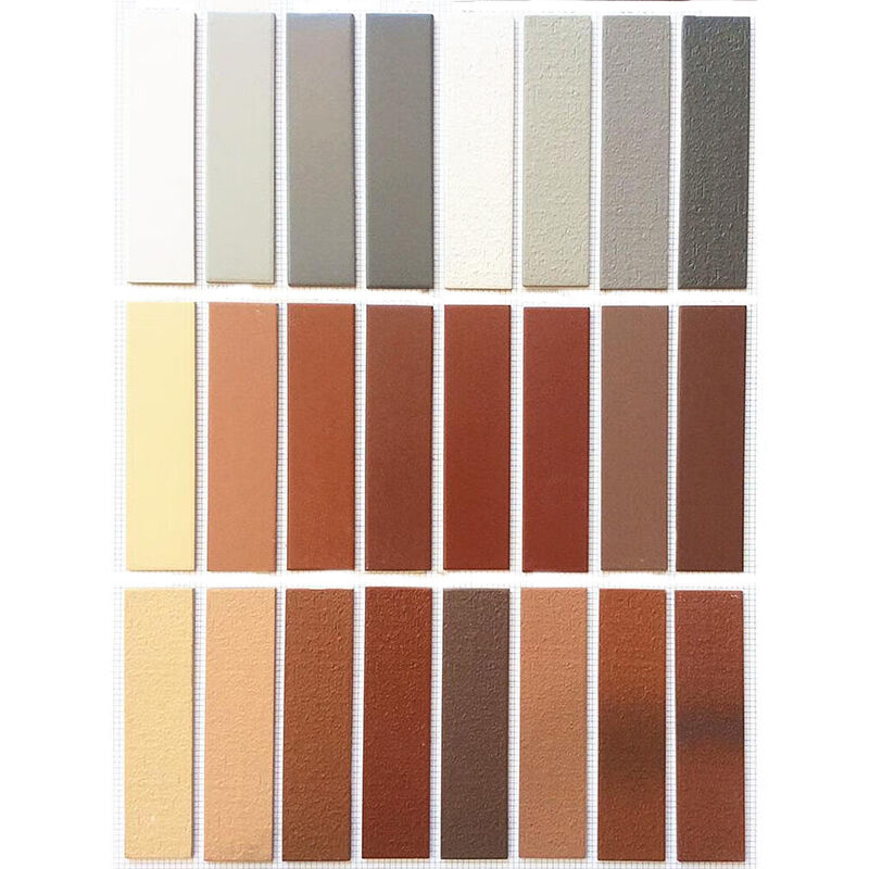 Exterior Wall Tiles Split Face Brick With Clay Raw Material Wire Cut Brick Surface Clinker Tiles for House Facades