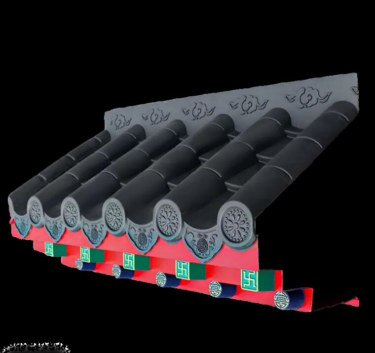 Lightweight Plastic Antique Roof Tiles – Traditional Chinese Eaves Sheet Building Materials for Commercial & Residential
