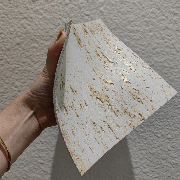 Fireproof Travertine Soft Flexible Clay Wall Tile MCM Wall Cladding Facade Exterior Wall Clinker Brick Slips Tiles for Hotel