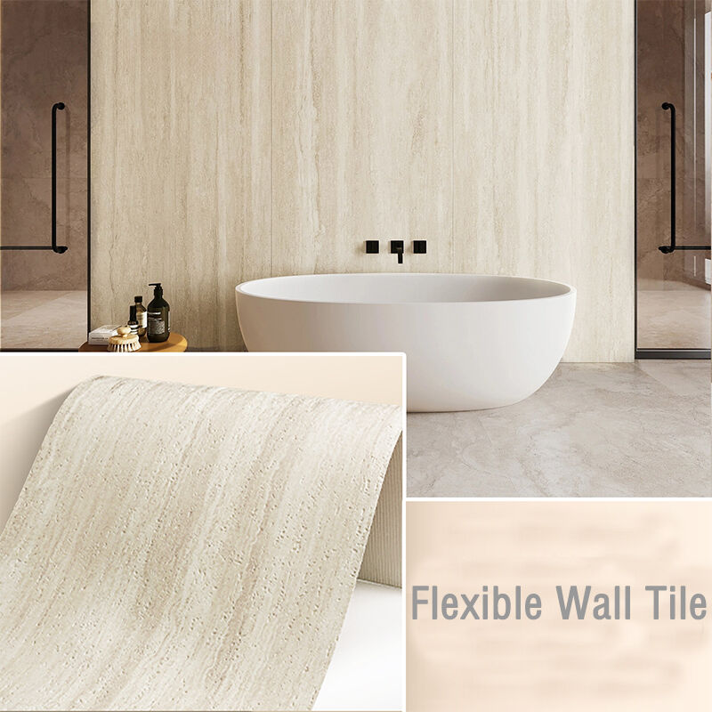 Flexible Clay Wall Tile Stone Cladding Panels Eco-Friendly Interior/Exterior School Villa Hotel Wall Decoration
