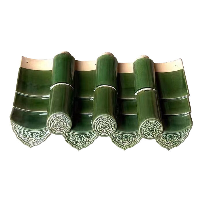 Antique Hexagonal Wooden Pavilion with Chinese Glazed Tile Outdoor Six-Corner Garden Villa Chinese Landscape Gazebo Landscape Pavilion Anti-corrosion