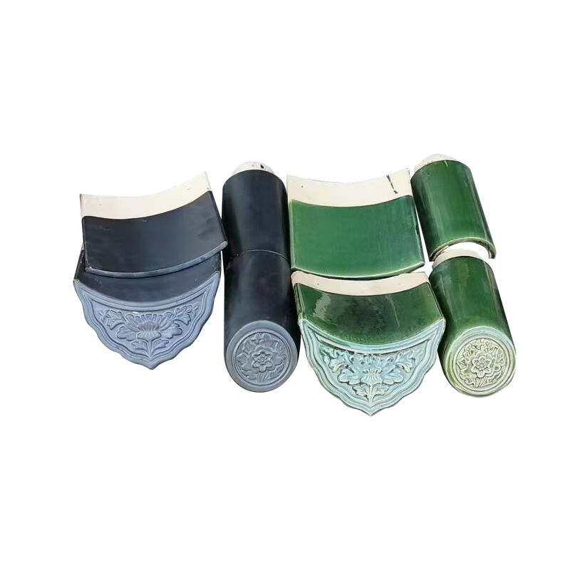 Antique Hexagonal Wooden Pavilion with Chinese Glazed Tile Outdoor Six-Corner Garden Villa Chinese Landscape Gazebo Landscape Pavilion Anti-corrosion