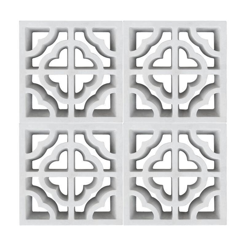 Breeze Block Decorative Concrete Ventilation Units Cinder Block for Stylish Interior Partitions & Accent Walls