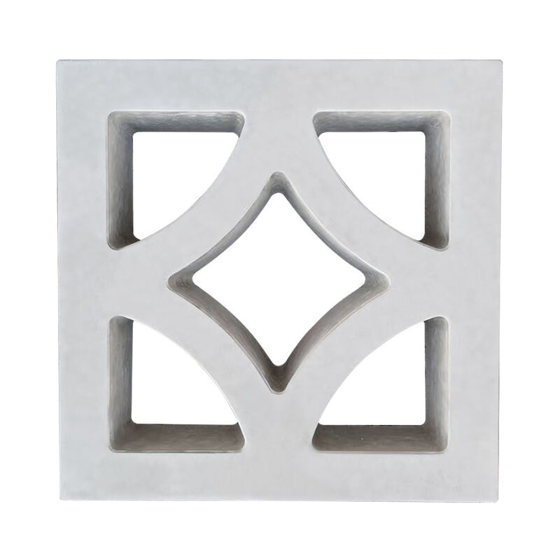 Modern White Cement Breeze Blocks Decorative Wall Partition Concrete Block with Wide Range of Patterns