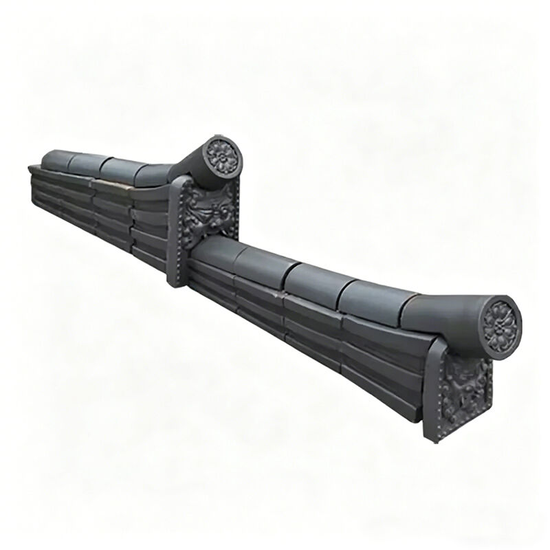 Asian Style Japanese Clay Roof Tiles Traditional Tiles Durable Waterproof Machine Made for Temple Garden Villa Roof