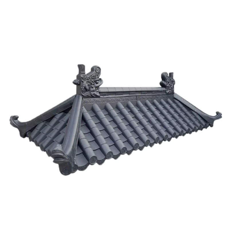 PP Plastic Roof Tile Synthetic Resin Roofing Sheet for Villa House Gazebo Waterproof Heat Insulation Roof