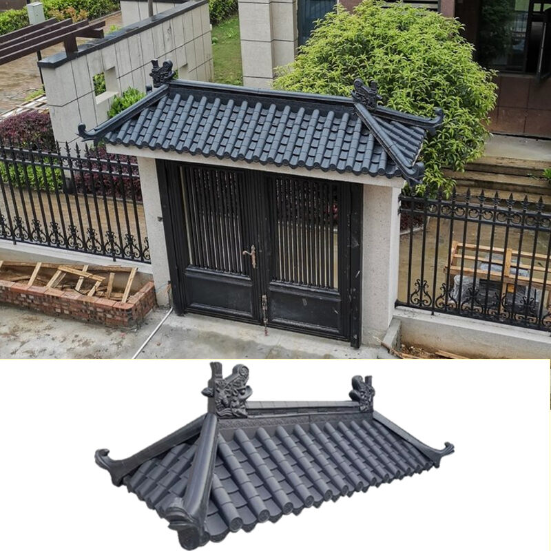 PP Plastic Roof Tile Synthetic Resin Roofing Sheet for Villa House Gazebo Waterproof Heat Insulation Roof