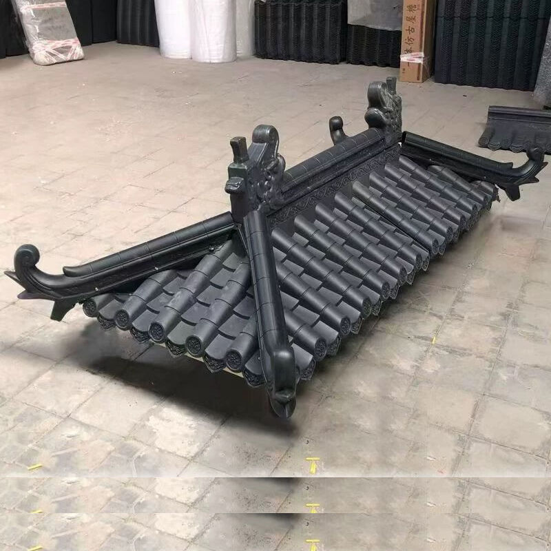 Plastic Roof Tile PP Synthetic Resin Roofing Sheet Heat Resistant Waterproof Roof Tiles for House Villa Gazebo