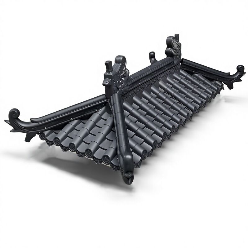 Plastic Roof Tile PP Synthetic Resin Roofing Sheet Heat Resistant Waterproof Roof Tiles for House Villa Gazebo