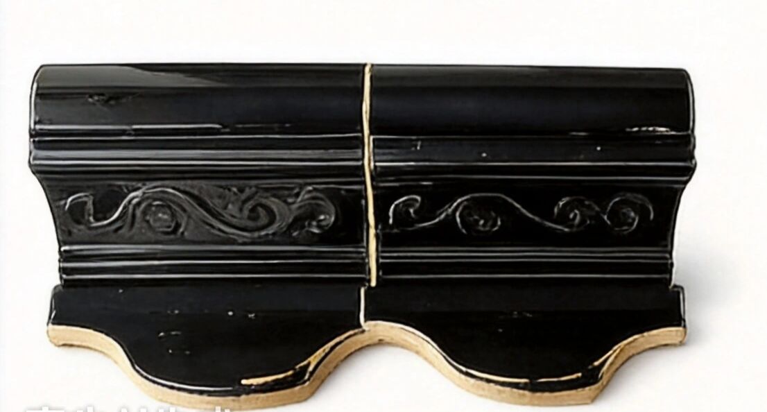 Antique Chinese Roof Tiles Black Glazed Roof Shingles for China Style Roof Top Building Material