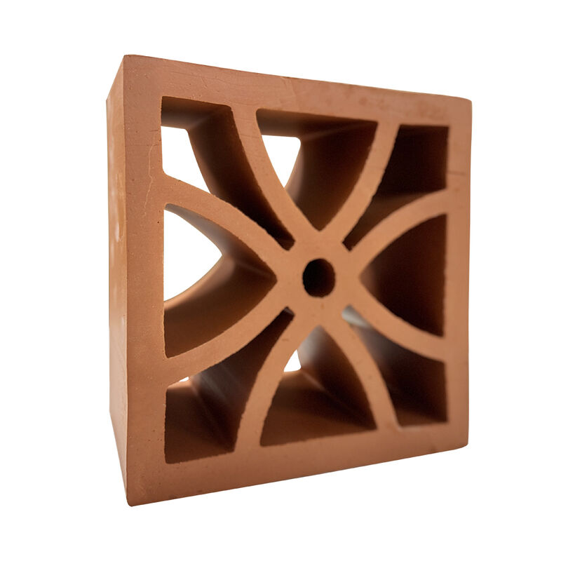 Building Materials Screen Wall Terracotta Breeze Block Perforated Facade Bricks Wall Decorative Hollowed Ventilation Blocks