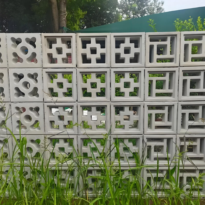 Double Square Breeze Block Wall Concrete Decorative Screen Blocks Cement Hollow Brick for Furniture Landscape