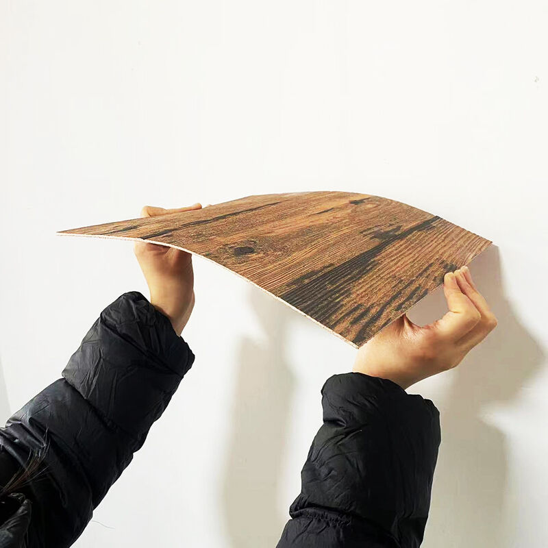 Outside Ceramic Imitate Wood Surface Flexible Wall Tiles Building Decorative Material