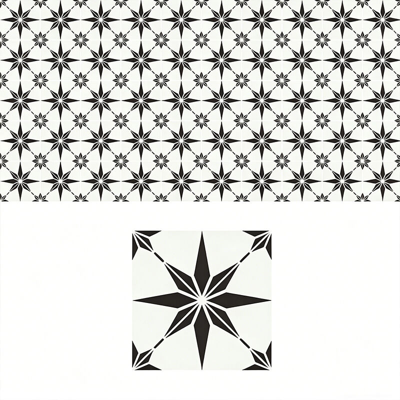Handmade Cement Tiles Encaustic Cement Square Shape Floor Tile Mineral Pigments Natural Color Durable Use for Indoor/Outdoor