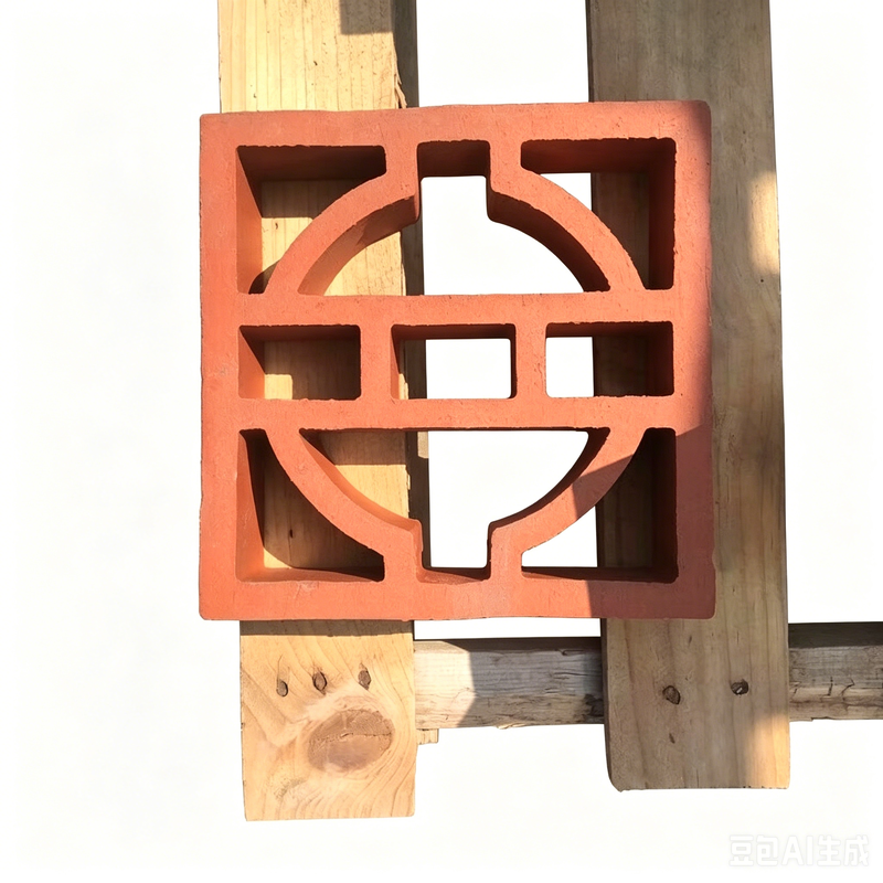 Classical Geometric Terracotta Breeze Blocks Architectural Fired Clay Screen Bricks for Modern Facades