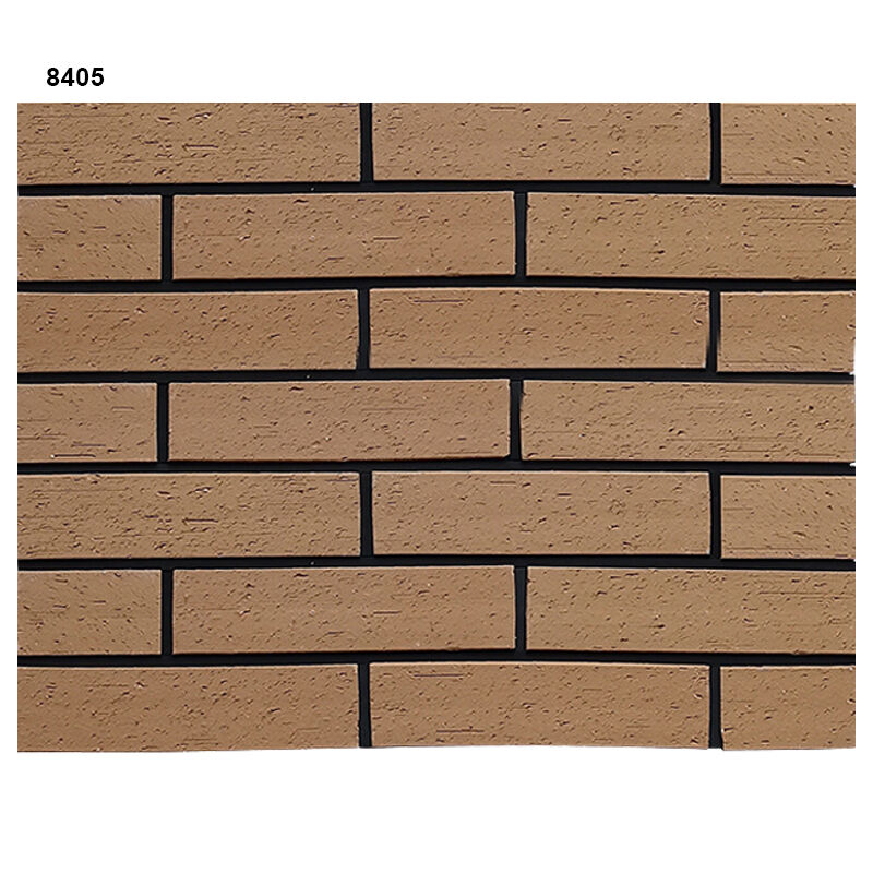 Textured Terracotta Brick Slips Eco-Friendly Clay Split Tiles Brick Tiles for Wall Cladding Interior and Exterior Facades