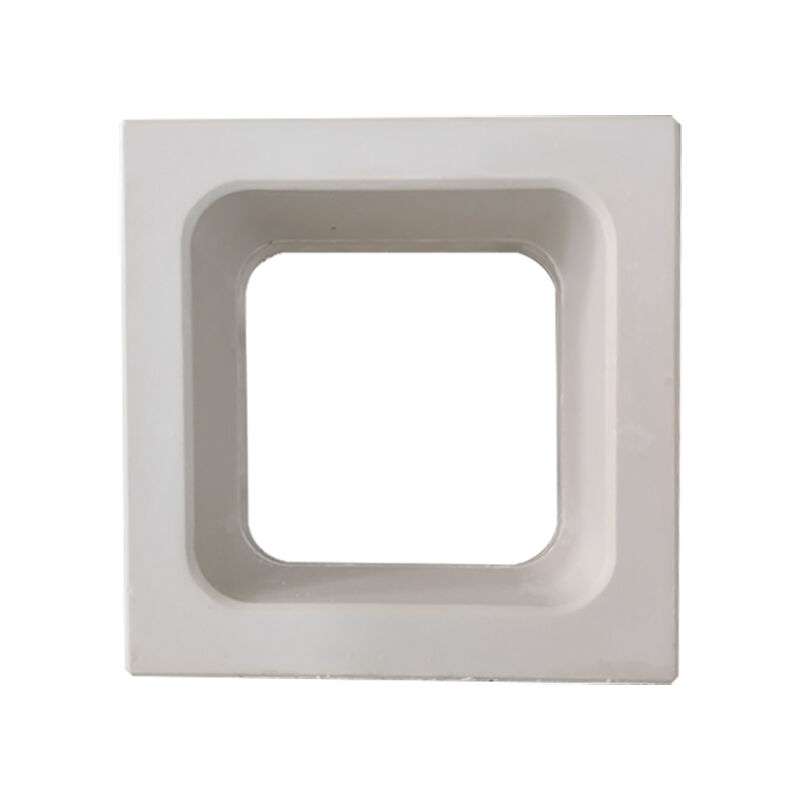 Hollow Geometric Cement Breeze Blocks Decorative Patterned White Screen Blocks for Indoor Garden & Patio Partition