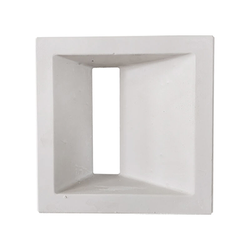 Hollow Geometric Cement Breeze Blocks Decorative Patterned White Screen Blocks for Indoor Garden & Patio Partition