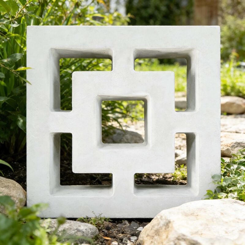 Modern Geometric Concrete Breeze Blocks Wall Partition Concrete Bricks for Architectural Facade Screen Walls