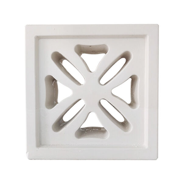 Modern White Cement Breeze Blocks Geometric Hollow Screen Blocks for Interior Room Dividers & Exterior Facades