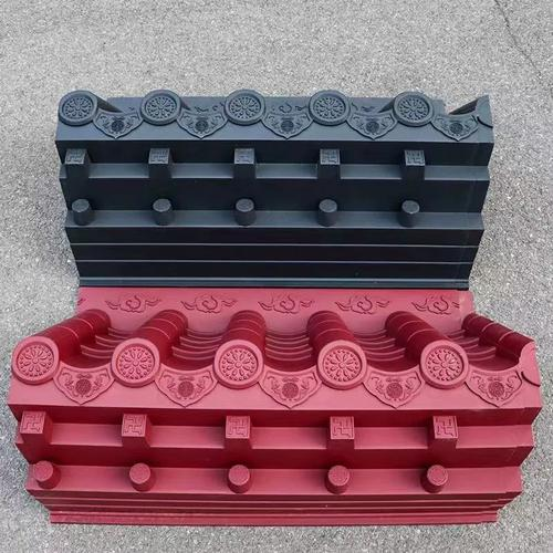 Lightweight PP Synthetic Chinese Roof Sheets Integrated Plastic Antique Roof Tile Panels for Storefront Canopy & Interior Decor