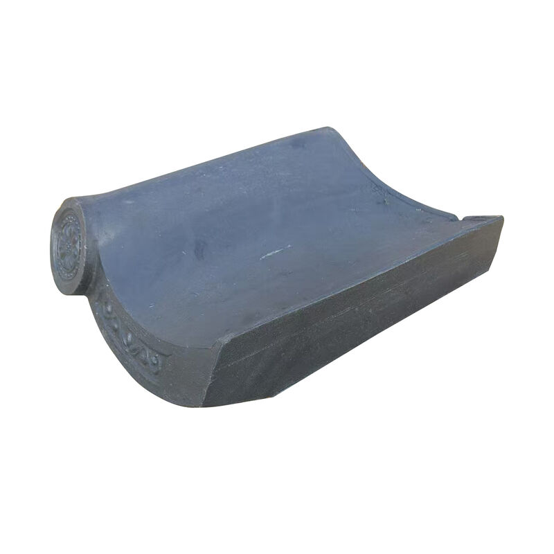 Japanese Style Matte Black Clay Roof Tiles Traditional Kawara Ceramic System for Teahouses & Zen Garden Structures