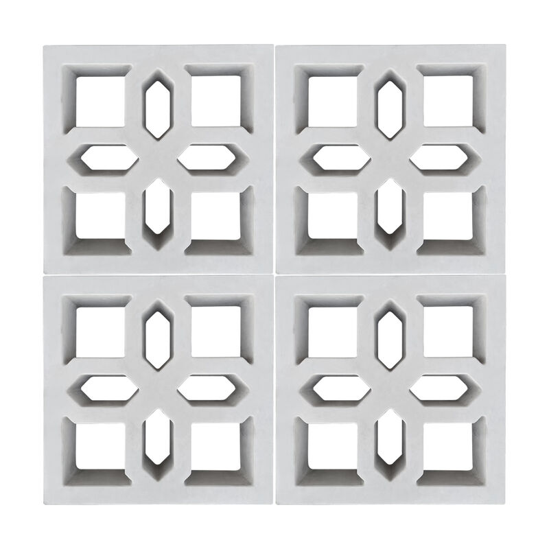 Concrete Breeze Block Hollow Decorative Wall Block for Outdoor Facades Privacy Screens and Modern Landscape Projects