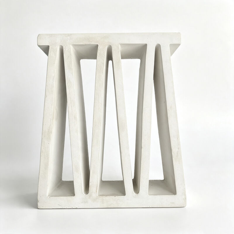Cement Geometric Breeze Blocks White Hollow Concrete Screen Bricks for Architectural Facades & Interior Partitions