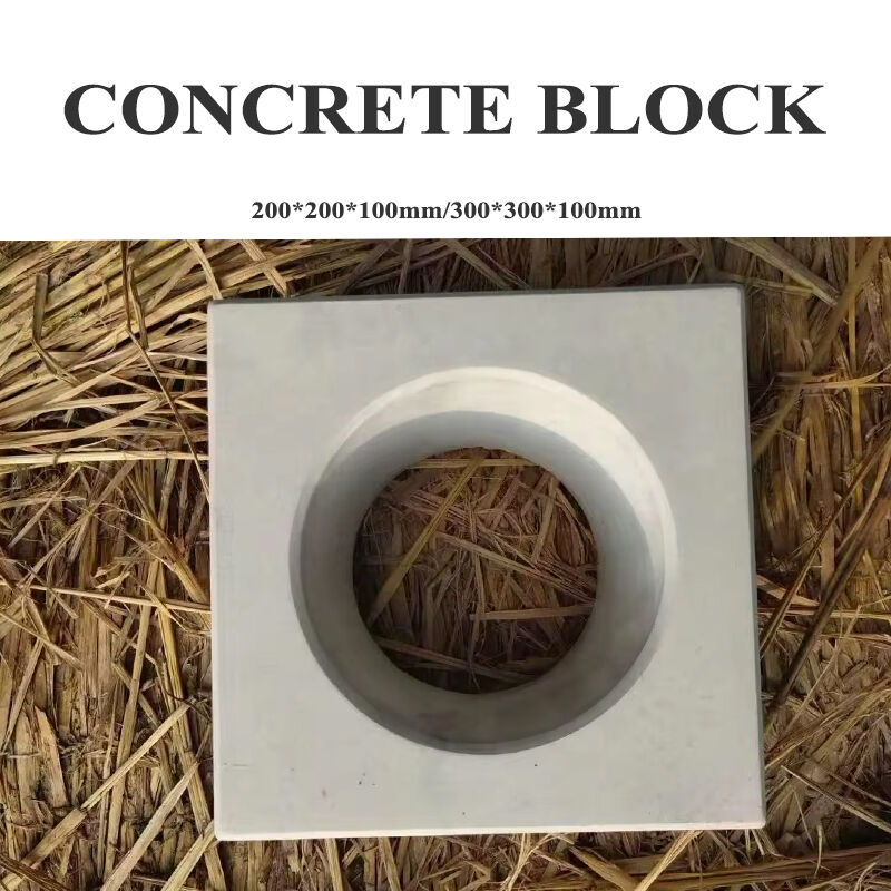 White Concrete Round Hole Breeze Blocks Precast Cement Circular Aperture Screen Blocks for Villa Boundary & Patio Privacy Walls