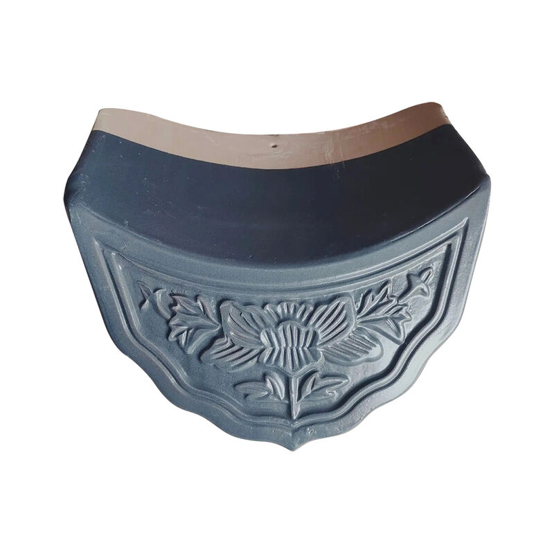 Chinese Traditional Grey Glazed Ceramic Roof Tiles Factory Direct Clay Tiles for Japanese Chinese Pagoda Temple Roof