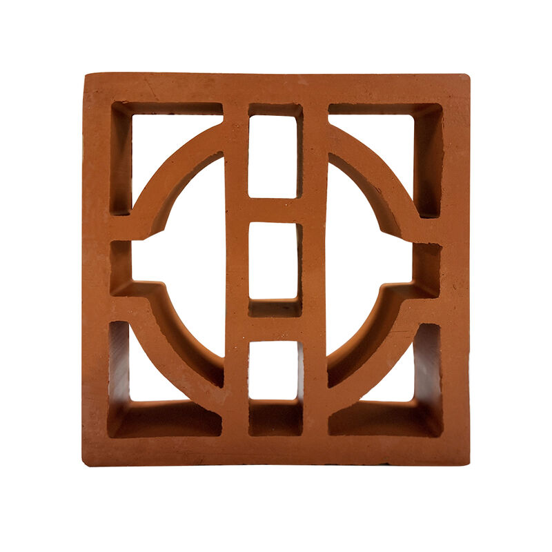 3D Art Terracotta Firebricks Ventilation Wall Breeze Blocks for Fence Screen Wall and Ceiling Customizable