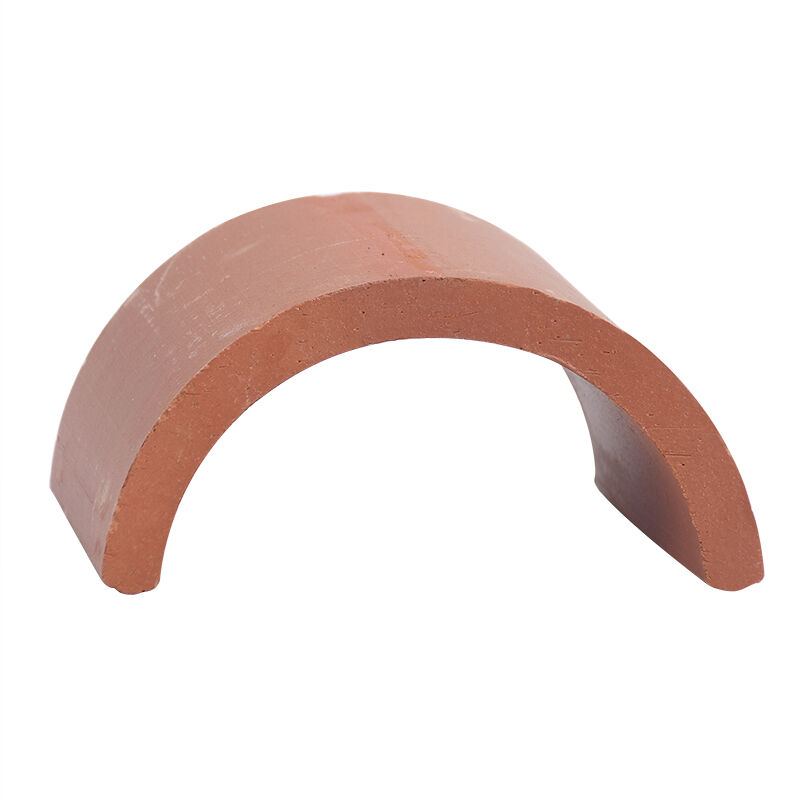 Curved Terracotta Clay Tiles for Roof & Wall Screen Architectural Fish Scale Lattice Blocks for Exterior Decorative Facades