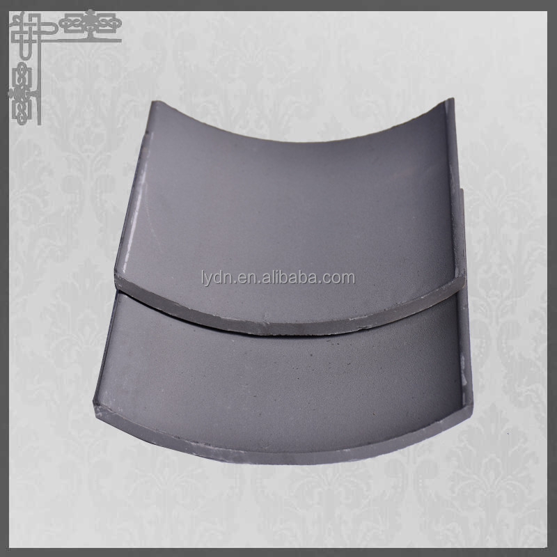 Natural Resistant Decorative Chinese Clay Roof Tiles Corner Roof Ridge Tiles Roof