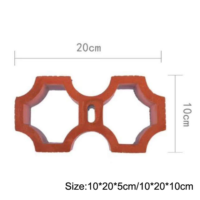 Garden Decorative Terracotta Bricks Red Clay Screen Tile Ventilation Cavity Structure