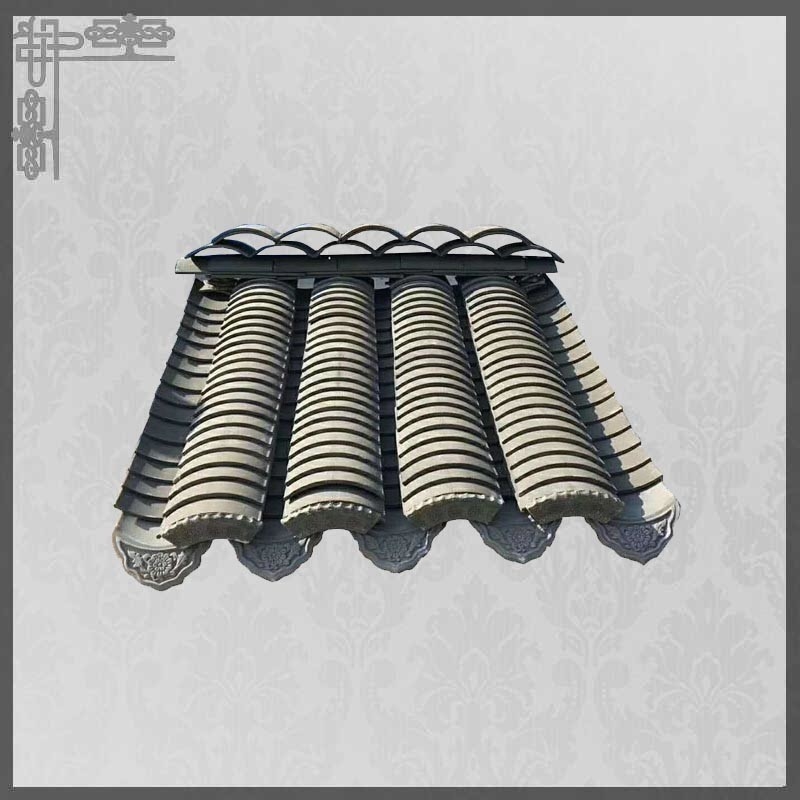 Tea House Matt China Clay Tiles Unglazed Flat Type Chinese Asian