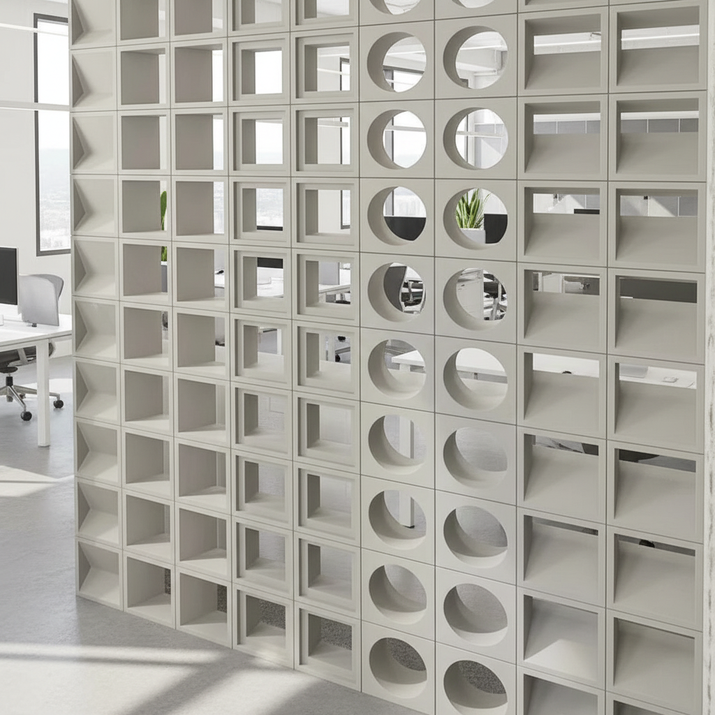 Fancy Blocks Perforated Concrete Blocks Fancy Lattice Concrete Masonry Block for ...