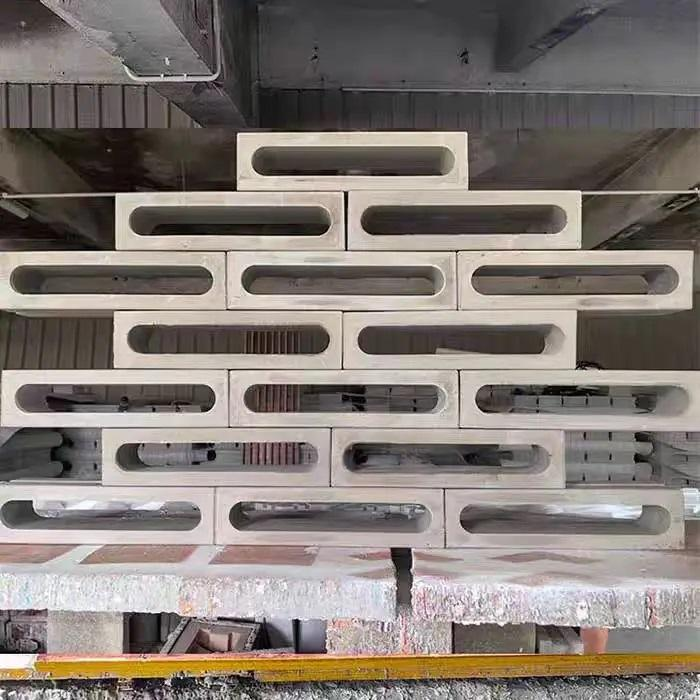 Strip Shape Concrete Screen Blocks - Hollow Cement Lattice Bricks