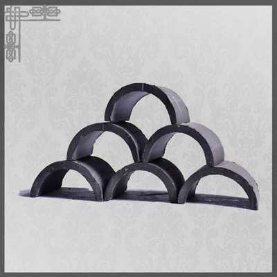 Clay Decorative Window Tiles Grey Color For Outdoor Wall Decoration