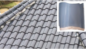 Chinese Baby Blue Glazed S-Type Ceramic Roof Tile High Quality Building Construction Material