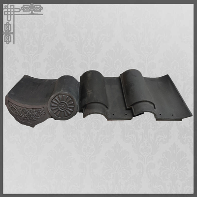 Chinese manufacturers new cheap high quality clay Japanese roofing tile