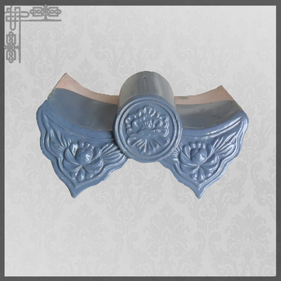Asian Style Traditional Clay Chinese Roof Tiles For Garden Buildings