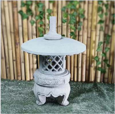 Outdoor Garden Decorative Stone Japanese Lantern Handmade