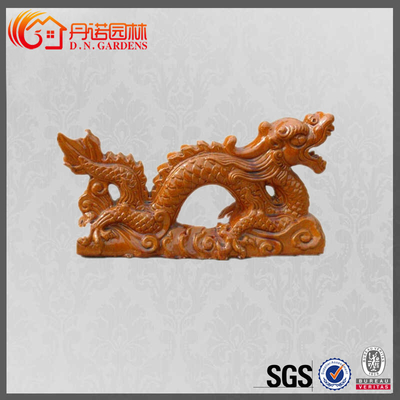 Handmade Chinese Roof Ornaments Decoration Dragon Animal Glazed House Design