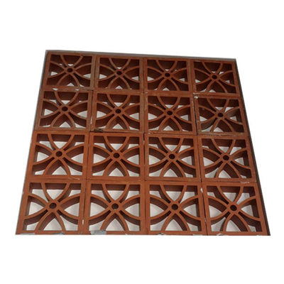 Jali Garden Decorative Terracotta Tiles Handmade 200mm Indoor Wall Block