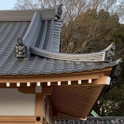 Japanese Flat Asian Style Roof Tiles House Handmade 220mm 200mm
