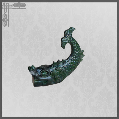 Outdoor Gazebo Chinese Roof Figures Dragon Glazed Traditional Decoration