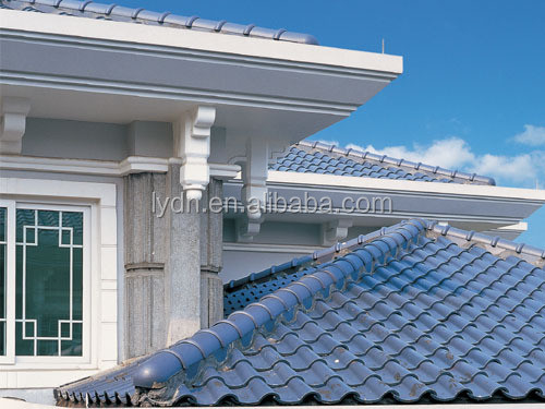 Spanish Glazed Clay Ceramic Roof Tiles 220mm Handmade Lightweight Brown