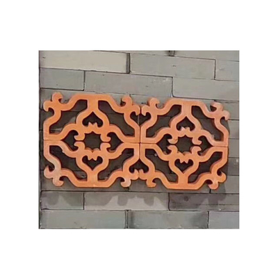 Chinese Garden Decorative Terracotta Bricks Glossy Handmade Wall Terracotta Tiles
